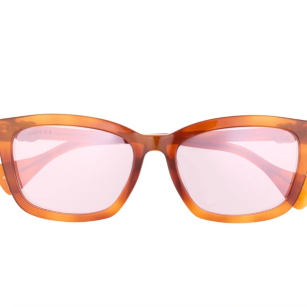 Gucci Women's Sunglasses in Orange and Pink - Picture 12 of 12